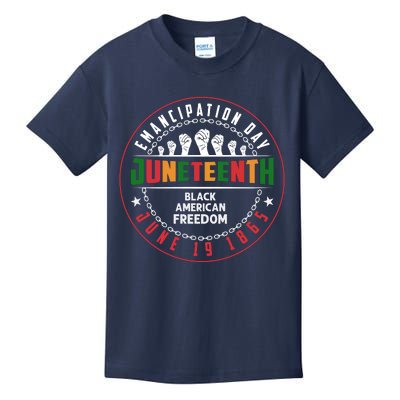 Black American Freedom Juneteenth Graphics Plus Size Shirts For Men Women Family Kids T-Shirt