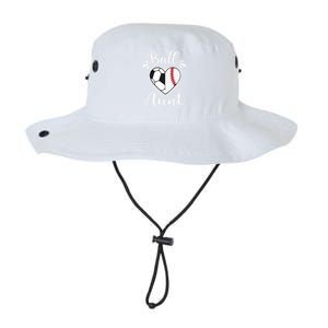 Ball Aunt Funny Baseball Softball Heart Aunt Life Funny Gift Legacy Cool Fit Booney Bucket Hat