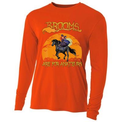 Brooms Are For Amateurs, Horse Riding Outfit Halloween Cooling Performance Long Sleeve Crew