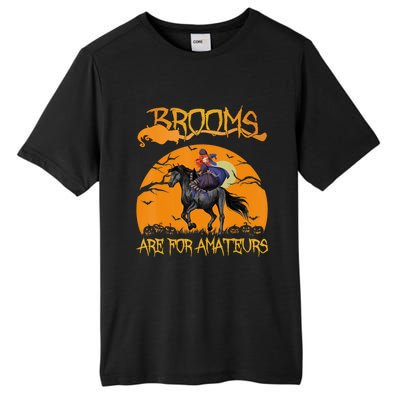 Brooms Are For Amateurs, Horse Riding Outfit Halloween Tall Fusion ChromaSoft Performance T-Shirt