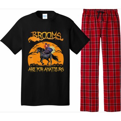 Brooms Are For Amateurs, Horse Riding Outfit Halloween Pajama Set