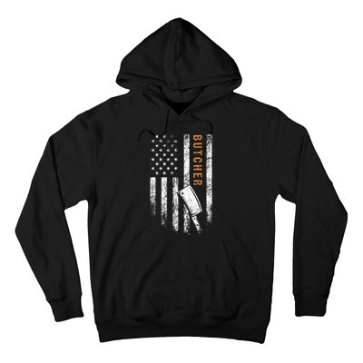 Butcher American Flag Design Hoodie