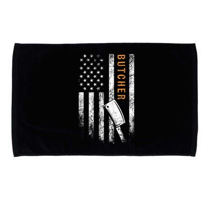 Butcher American Flag Design Microfiber Hand Towel