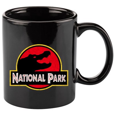 Bird And Florida Alligator Of Everglades National Park 11oz C Handle Ceramic Mug