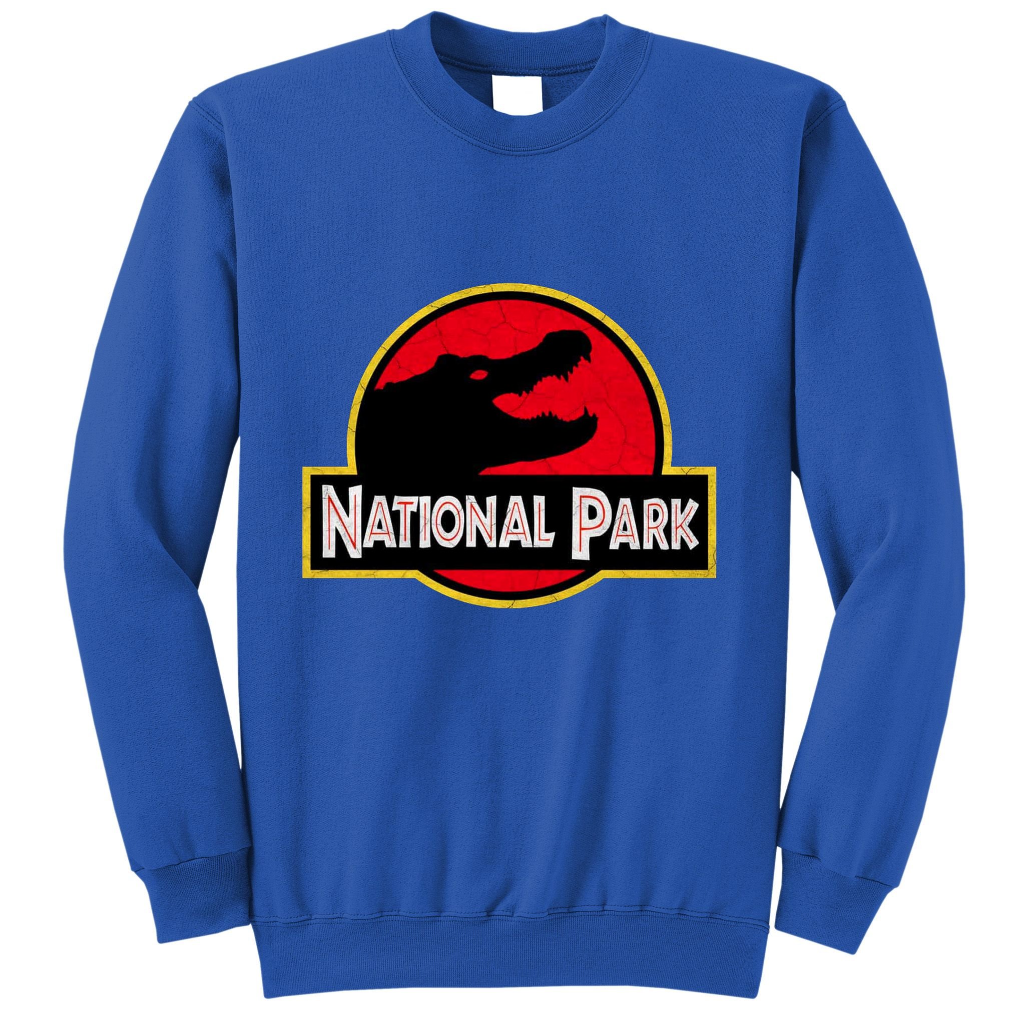 Bird And Florida Alligator Of Everglades National Park Sweatshirt