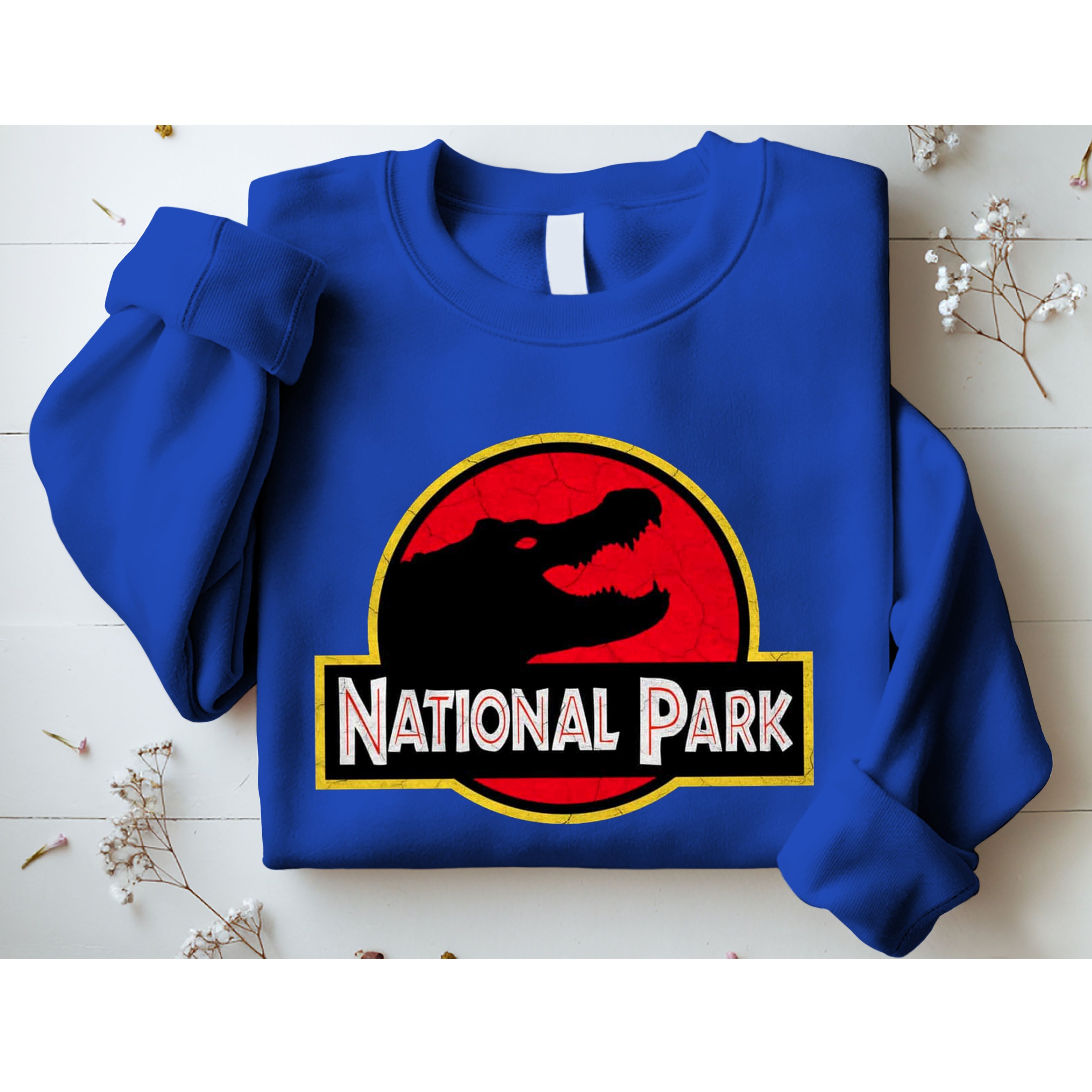 Bird And Florida Alligator Of Everglades National Park Sweatshirt