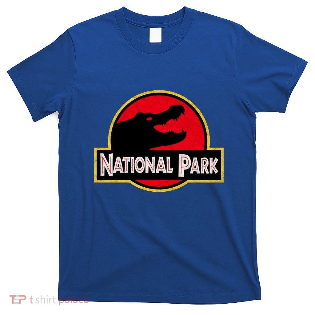 Bird And Florida Alligator Of Everglades National Park T-Shirt