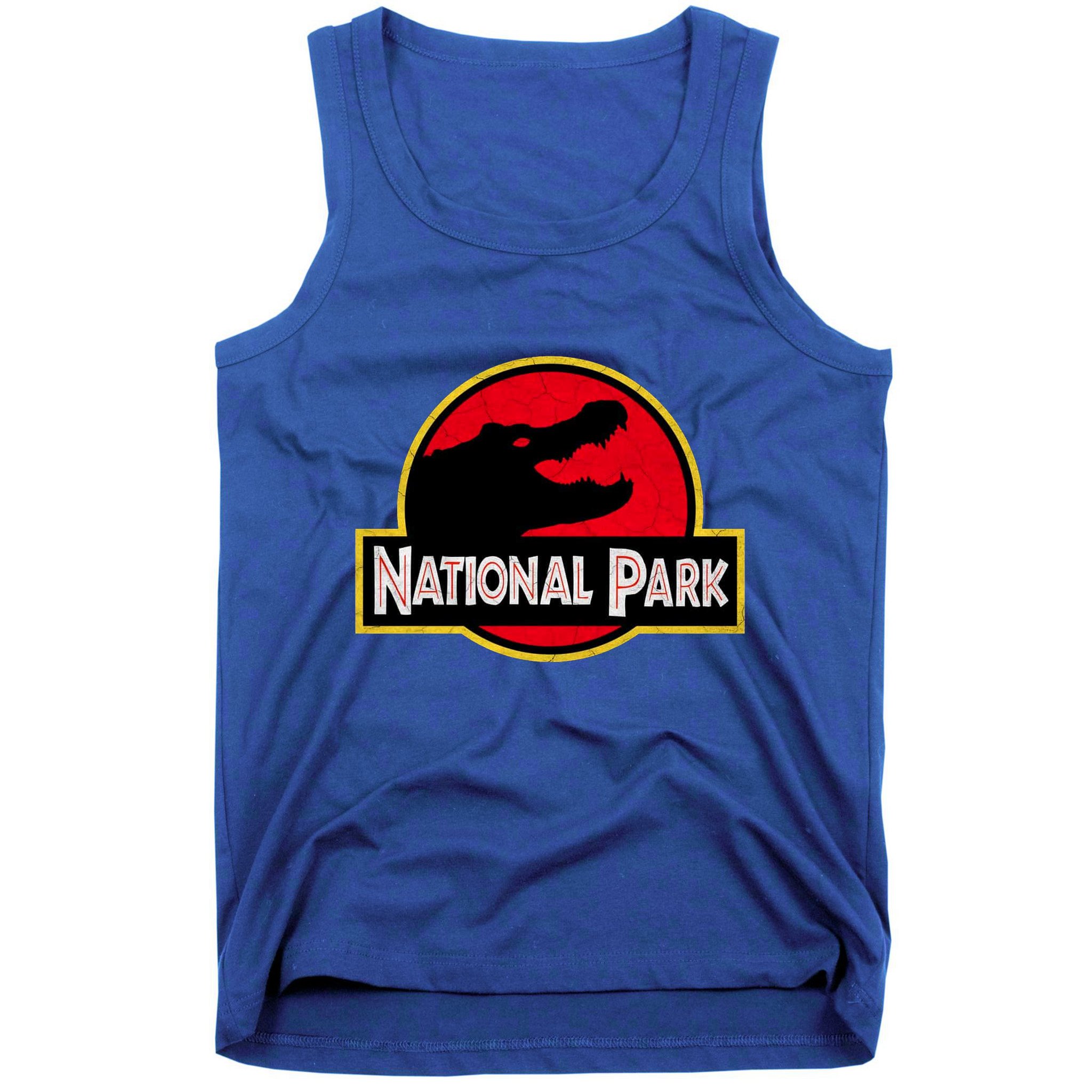 Bird And Florida Alligator Of Everglades National Park Tank Top