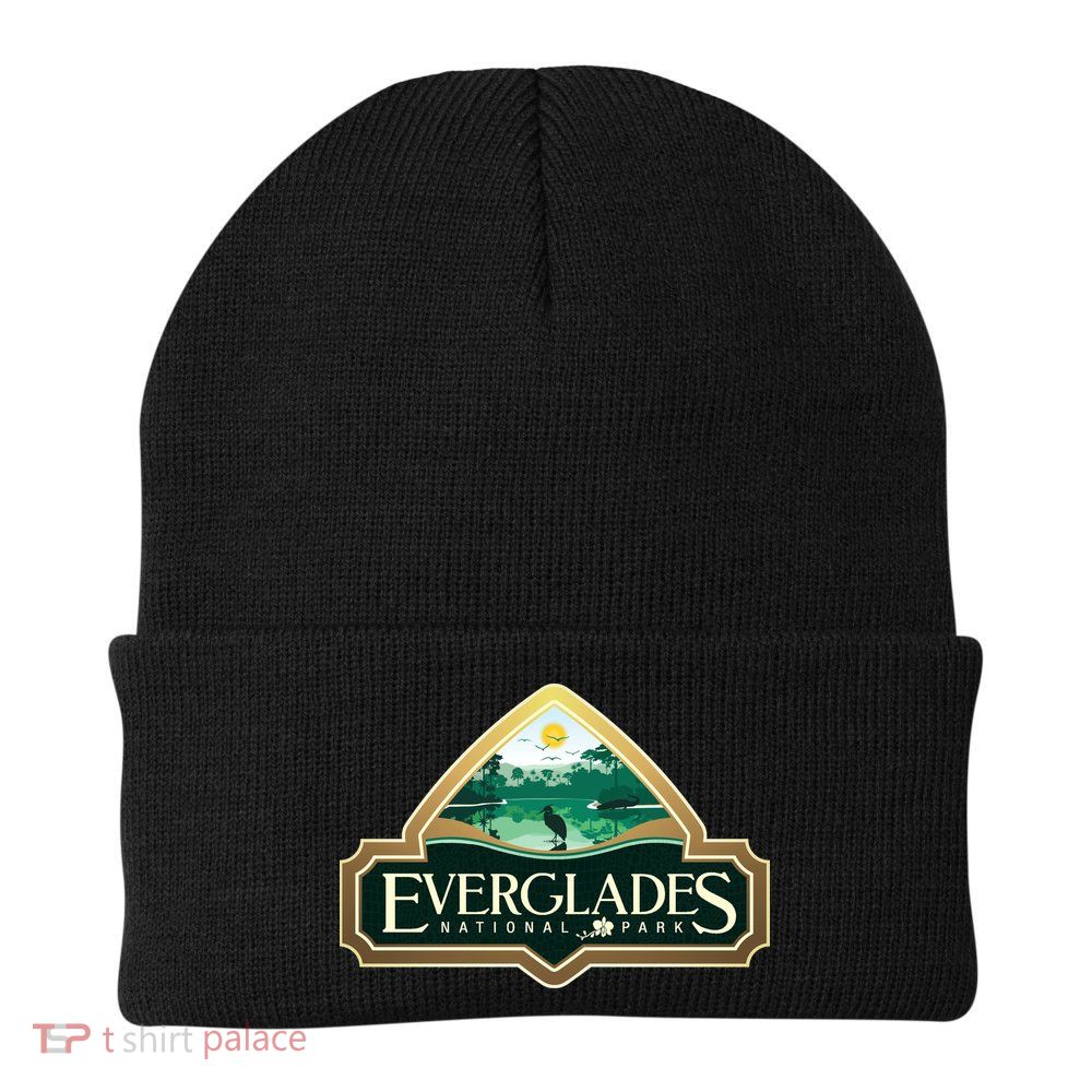 Bird And Florida Alligator Of Everglades National Park Beanie