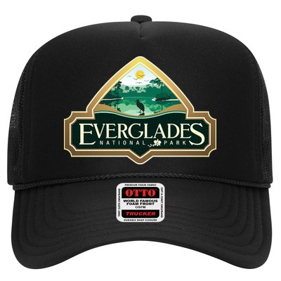 Bird And Florida Alligator Of Everglades National Park Trucker Hat