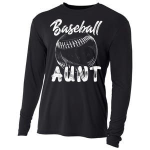 Baseball Aunt For Women Family Matching Players Team Auntie Cooling Performance Long Sleeve Crew