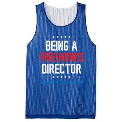 Being A Fireworks Director Firework Director Gift Mesh Reversible Basketball Jersey Tank