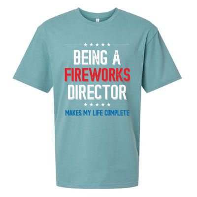 Being A Fireworks Director Firework Director Gift Sueded Cloud Jersey T-Shirt