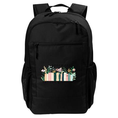 Bookmarks Are For Quitters Funny Book Lover Book Themed Daily Commute Backpack