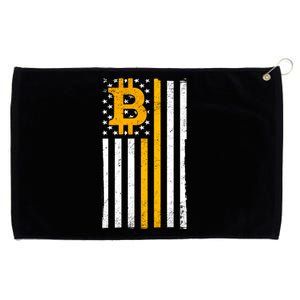 Bitcoin American Flag Crypto Grommeted Golf Towel