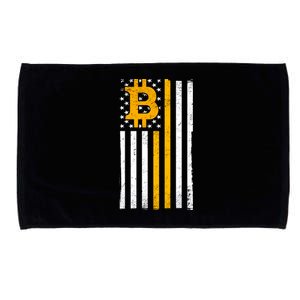 Bitcoin American Flag Crypto Microfiber Hand Towel