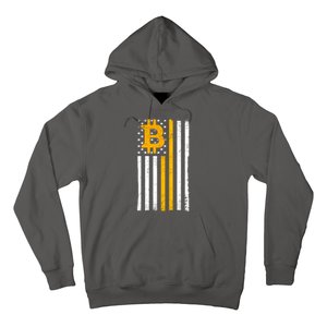 Bitcoin American Flag Crypto Hoodie