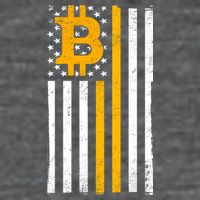 Bitcoin American Flag Crypto Backpack