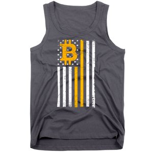 Bitcoin American Flag Crypto Tank Top