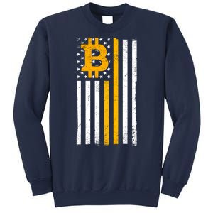 Bitcoin American Flag Crypto Sweatshirt