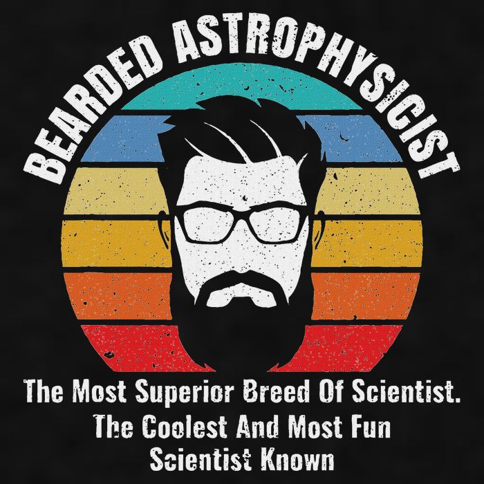Bearded Astrophysicist Funny Astrophysics Definition Ladies PosiCharge Tri-Blend Wicking Tank
