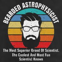 Bearded Astrophysicist Funny Astrophysics Definition Cool Comfort Performance Bucket Hat