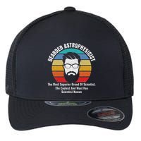 Bearded Astrophysicist Funny Astrophysics Definition Flexfit Unipanel Trucker Cap