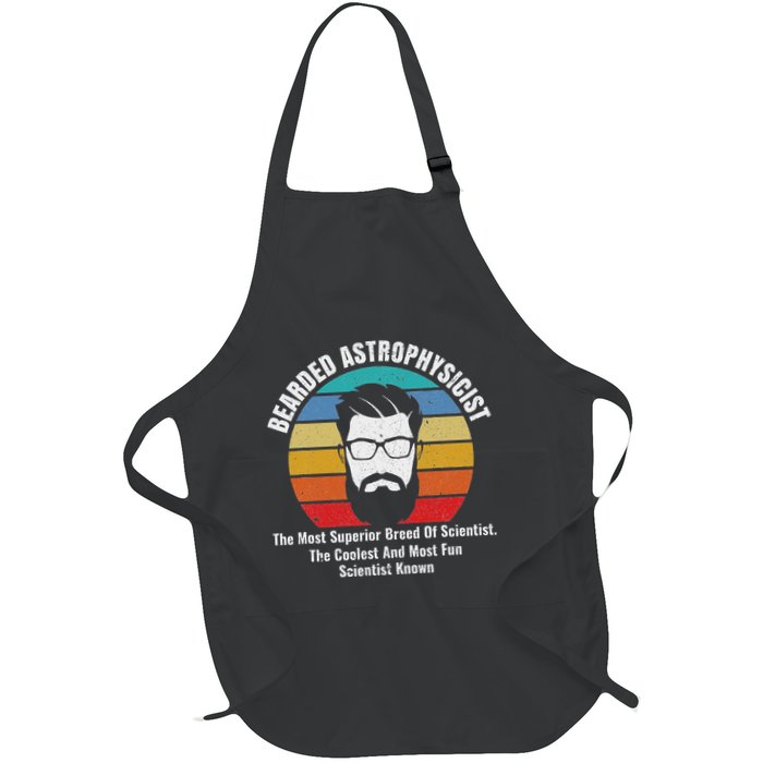 Bearded Astrophysicist Funny Astrophysics Definition Apron