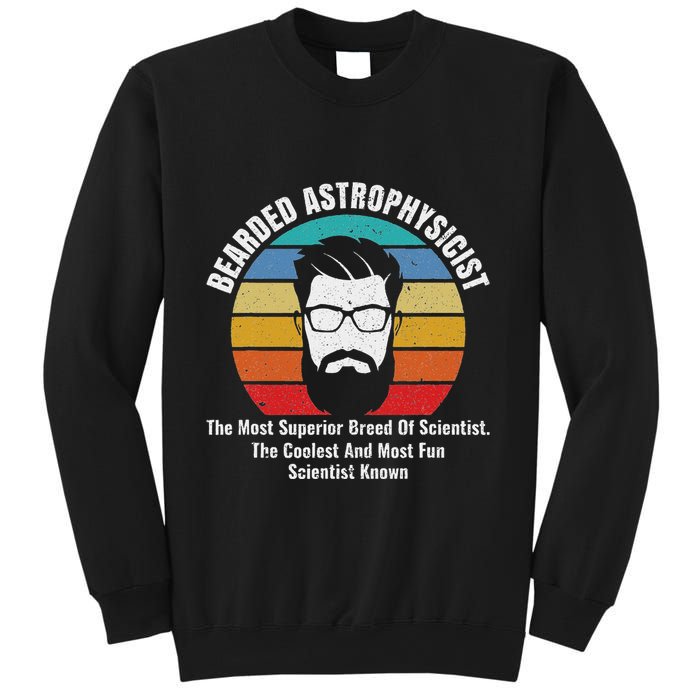Bearded Astrophysicist Funny Astrophysics Definition Sweatshirt