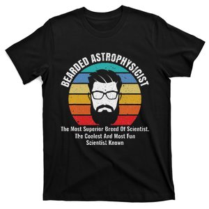 Bearded Astrophysicist Funny Astrophysics Definition T-Shirt