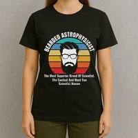 Bearded Astrophysicist Funny Astrophysics Definition T-Shirt