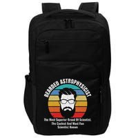 Bearded Astrophysicist Funny Astrophysics Definition Impact Tech Backpack
