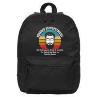 Bearded Astrophysicist Funny Astrophysics Definition 16 in Basic Backpack