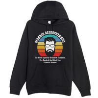 Bearded Astrophysicist Funny Astrophysics Definition Premium Pullover Hoodie