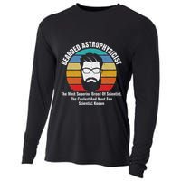 Bearded Astrophysicist Funny Astrophysics Definition Cooling Performance Long Sleeve Crew