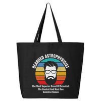 Bearded Astrophysicist Funny Astrophysics Definition 25L Jumbo Tote