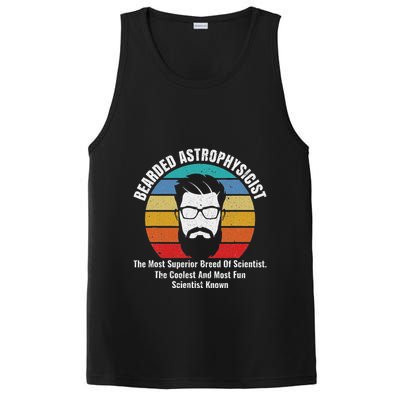 Bearded Astrophysicist Funny Astrophysics Definition PosiCharge Competitor Tank