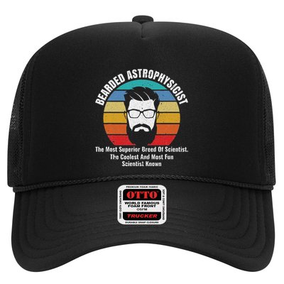 Bearded Astrophysicist Funny Astrophysics Definition Trucker Hat