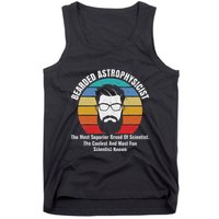 Bearded Astrophysicist Funny Astrophysics Definition Tank Top