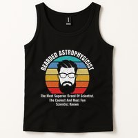 Bearded Astrophysicist Funny Astrophysics Definition Tank Top