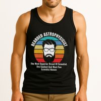 Bearded Astrophysicist Funny Astrophysics Definition Tank Top
