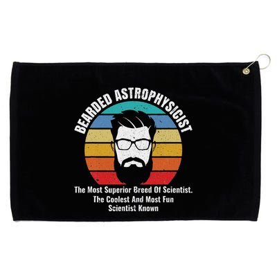 Bearded Astrophysicist Funny Astrophysics Definition Grommeted Golf Towel