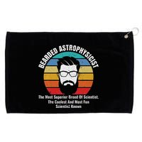 Bearded Astrophysicist Funny Astrophysics Definition Grommeted Golf Towel