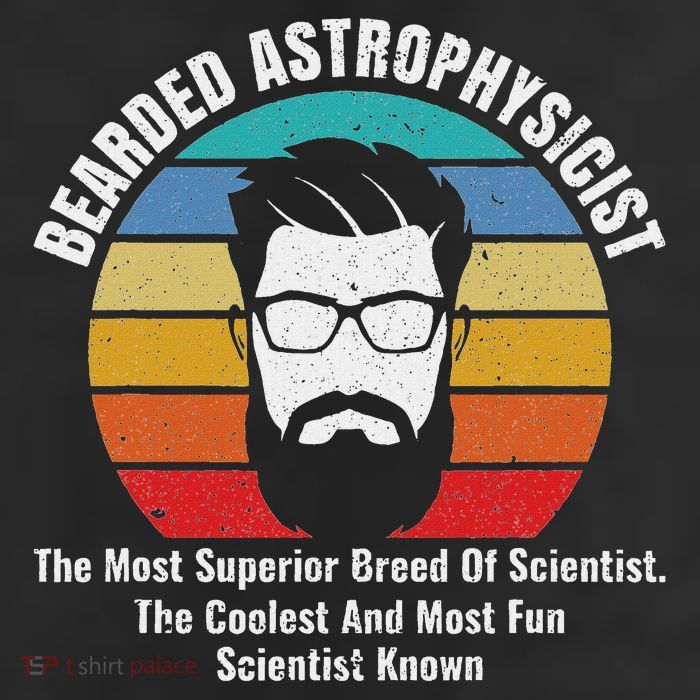 Bearded Astrophysicist Funny Astrophysics Definition Microfiber Hand Towel