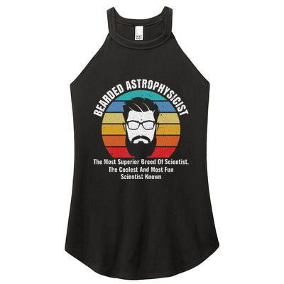 Bearded Astrophysicist Funny Astrophysics Definition Women's Perfect Tri Rocker Tank