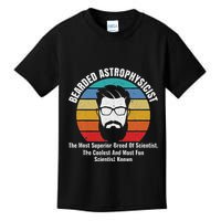 Bearded Astrophysicist Funny Astrophysics Definition Kids T-Shirt