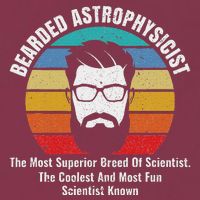 Bearded Astrophysicist Funny Astrophysics Definition 16oz Travel Tumbler