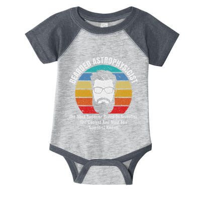 Bearded Astrophysicist Funny Astrophysics Definition Infant Baby Jersey Bodysuit