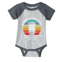 Bearded Astrophysicist Funny Astrophysics Definition Infant Baby Jersey Bodysuit