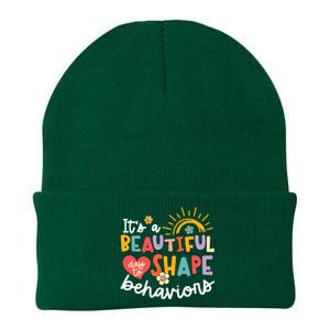 Behavior Analyst Funny Its A Beautiful Day To Shape Behaviors Knit Cap Winter Beanie